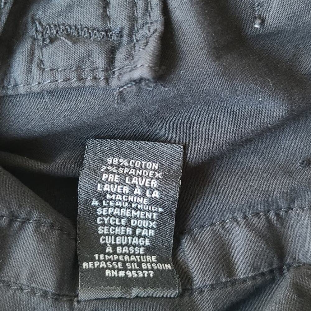 Sanctuary Capri Cargo Standard Rise Utility Black Pants Women's Size 28 - Picture 13 of 13